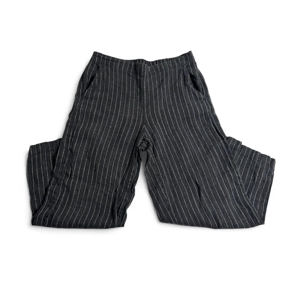 Eileen-fisher Women's Black and Grey Trousers